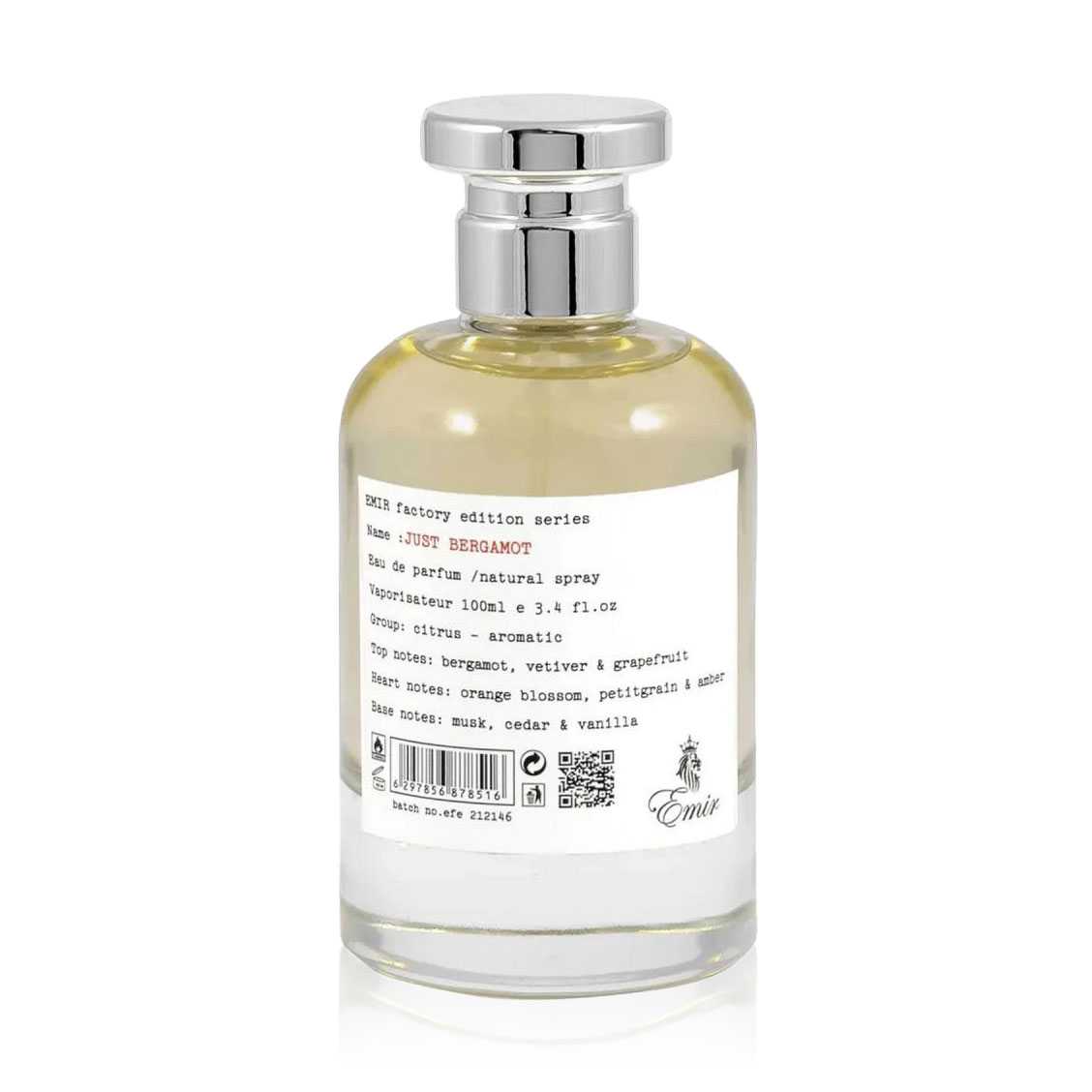 Paris Corner Emir Factory Edition Just Bergamot Парфумована вода унісекс, 100 мл